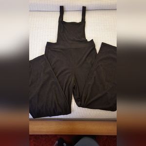 Womens Corduroy Wide Leg Overalls